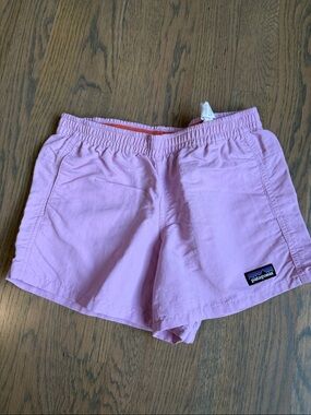 Patagonia Kids Light Pink Elastic-Waist Shorts
